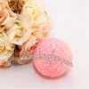 Livraison Gratuite 2 "MINI Rose Boule Bougie Bougie De Mariage Faveurs De Douche De Mariée Faveurs De Fête Anniversaire Cadeaux Fiançailles Fournitures