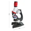 Barn Stereo Science 1200X Zoom Biologiskt mikroskop Kit Raffinerat vetenskapliga instrument Utbildningsleksak för barn Bästa kvalitet