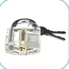 Clear Transparent Padlock Practice Lock - Locksmith Training Practice Lock for Beginners