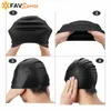 Bonnet de natation élastique imperméable, couvre-cheveux longs, protection des oreilles, antidérapant, chapeau de piscine pour adultes, en Silicone, 3777519