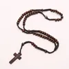 rosario católico negro
