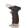 DHL free 1300'C Metal Dab Jet Butano Torch Lighter Antivento Jet Flames Micro Butano Torch Lighter Professional Kitchen Torch Lighter