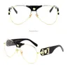 عالية الجودة الكلاسيكية الطيار النظارات الشمسية مصمم العلامة التجارية رجل إمرأة نظارات شمسية نظارات الذهب الأسود البني 60 مللي متر عدسات زجاجية
