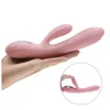 Verwarming Dual Vibrator Vaginale Massage AV Magic Wand Erotische Speelgoed Voor Volwassen Intiem Sex Product Voor Dames Masturbatie Seksspeelgoed Y18100802