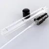 Flacon pulvérisateur en verre transparent, atomiseur de parfum Portable, Mini échantillon, Tube à essai, flacons en verre fin, 2ML, 3ML, 5ML, 10ML, F568