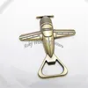 30PCS Antique Bronze Airplane Bottle Opener Travel Theme Wedding Favors Anniversary Supplies Event Keepsakes Engagement Shower Supplies