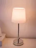 Haute qualité acrylique Double abat-jour Base en métal couleur couvre E14 LED veilleuses lampe lampes de Table à économie d'énergie à côté de l'éclairage