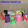 Barrel Form Box Stor storlek 26 ml Vaxolja DAB Silicone Rubber Drumburkar