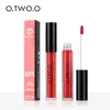 Drop ship O.TWO. O Matt Líquido Lip Gloss Maquiagem de Longa Duração À Prova D 'Água Lábio Make up Velvet Matte Líquido Batom Gloss 12 pçs / lote