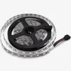 RGB LED Strip Waterdichte 5m 5050 SMD LED Lichtband Flexibel Lint met IR-afstandsbediening en DC 12V Power Adapter Volledige set