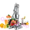 2 pcs commercial home manual juicer, stainless steel orange pomegranate fruit juicer extractor press machine price