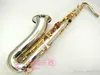 Ny Suzuki BB Tenor Brass Gold Lacquer Saxofon BB Sax Fallande Tune B (c) Professionella studenter Musicais Instruments Gratis frakt
