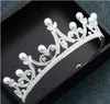 Nuovo arrivo High-end Tiara nuziale Strass Perle Foglie Grandi accessori per capelli corona Accessori per abiti da ballo di nozze