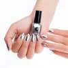 Kraney varumärke 6ml spegel nagellack plätering silver pasta metall färg rostfritt stål spegel silver nagellack för nagelkonst