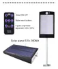 Solar Outdoor Wall Light 48LED PIR Motion Sensor 3 Modes Garden Lamp With Remote Control IP65 Security Lamps