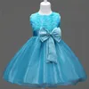 Flower Sequins Princess Robes Toddler Girls Summer Halloween Party Girl TUTU Robe Kids Robes pour filles vêtements Wedding8235867