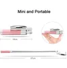 Mini Bluetooth Selfie Stick Mirror Tripod Folding Monopod Extendable Aluminum Universal Handheld for Iphone 7 / plus 4.5-5.5'