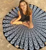 Mandala plaj havlusu Indian Plajı Tahkimce Şifon Baskı Yoga Mat Yaz Piknik Halı 39 Tasarımlar YW388-WLL