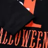 Il mio primo pagliaccetto per bambini di Halloween vestiti per bambini fantasma pagliaccetto nero zucca a strisce scaldamuscoli vestito a maniche lunghe tutine carine abbigliamento per bambini