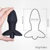 Plug de bunda vibratória brinquedos de sexo anal brinquedos de silicone vibrador de grau médico analiner flexível à prova d'água para homens Toy S101899997798