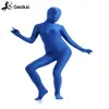 Kvinnors Spandex Zentai Full Bodysuit Lady Back Zipper Tights Passar Dancewears Women's Full Bodysuit Cosplay Halloween Kostymer