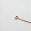 Beautiful Women 18K Rose Gold 3mm Chain Bracelet Fit Silver Charms European Beads Bracelet DIY Jewelry Making7831652