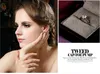 Marka biżuteria pasjans 6mm kamień 5A cyrkon kamień 925 Sterling silver pierścionek zaręczynowy dla kobiet US Sz 4-10 prezent