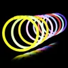 Éclairage de nouveauté 7,8 ''Multi Color Glow Stick Bracelet Colliers Neon Party LED Clignotant Baguette Lumineuse Jouet Vocal Concert Flash Sticks