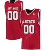 NC State Wolfpack Koleji Jersey David Thompson Omer Yurtseven Braxton Beverly Markell Johnson Özel Basketbol Formaları Kırmızı