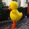 2018 Haute qualité du costume de mascotte de canard jaune mascotte de canard adulte 308S