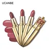 UCANBE Brand Crown Velvet Matte Lipstick Makeup Golden 5 Color Nude Long Lasting Pigment Lips Stick Natural Cosmetic Lip