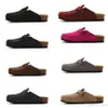 male leather slippers