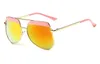 النظارات الشمسية الأطفال الجديد UV400 الملونة الطفل مرآة إطار نظارات شخصية نظارات شمسية 810 المصنعين بالجملة