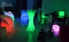 Nowy doładowy LED Luminous Cocktail Table Wodoodporny świecący oświetlony stolik kawowy KTV Disco Party Supply343b