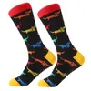 MYORED new Mens socks Women animal alien chili Moustache sloths Novelty Sock combed cotton funny Socks Men's big size crew socks