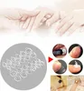 1 ark 24pcs Nail Tips Transparenta Ultra Tunna Dubbelsidiga Lim Klistermärken Falsk nagelkonst förlängning Lång luktlöshet Nail Gluetools