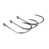200pcslot 6 tailles 150 7381 Sport Circle Crochet High Carbon Steel Barbed Fishing Crochets Fishhooks Asian Carp Pesca Tackle KL50484649769256762