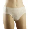 Andningsbara tryckta broderier Bottoms Seamless Nice Buttock Push Up Women's Padded Underwear 100pcs