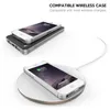 Qi Wireless-Ladegerät Receiver Case für iPhone 6 6 s 6 6 s Plus 5 5 s Se Silicon Phone Cover mit Adapter verwendet auf Wireless Charging Pad T0910