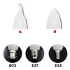 LEDキャンドルライト電球ランプE14 E27 B22 2835 SMD暖かい/クールな白いLEDスポットライトシャンデリアLEDプラスチックシェルの家の装飾