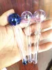 Ny typ Hookah Bag Hookah Gun Glass Accessories Transparent Straight Pot Bong