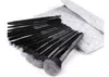 Set di pennelli per trucco di alta qualità Set di 15 pennelli per trucco professionali ZOERYA con manico nero DHL GRATIS