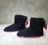 2018 chaud Marque nouvelle haute qualité classique australien WGG faible hiver bottes en cuir Bailey arc dames Bailey arc bottes de neige