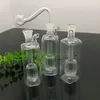 Tubo quadrato Mini bottiglia d'acqua in vetro Bong in vetro Pipa ad acqua Bong Pipe FUMATORI Accessori Ciotole