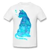 猫ティーシャツメンズクルーネック黄色半袖Tシャツビッグサイズ3Dプリントティーシャツの高品質メンズコットン生地