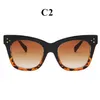 Sonnenbrille Oulylan Classic Cat Eye Frauen Vintage Übergroße Farbverlauf Sonnenbrille Shades Weiblich UV400 Sunglass1219b