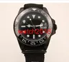 Najwyższej jakości Luksusowy Zegarek Automatyczny Ruch 116710 40mm Ceramiczny Bezel Batman Powłoka Czarna Bransoletka Nylon Mechanicy Mężczyźni Zegarki New Arrival