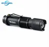 Ny Mini Ficklampa 2000 Lumen Cree Q5 LED Torch AA / 14500 Justerbar Zoom Fokus Torch Lamp Penlight Vattentät för utomhus