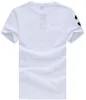 T-shirt Dos Homens de verão EUA Bandeira Com Grande Pônei Algodão Camiseta O-pescoço Esporte Tees Top Azul Marinho Branco Vermelho S-XXL