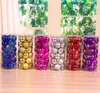 24pcs Christmas Tree Balls Toy for DIY Xmas Party Wedding 3CM Ball Baubles Hanging Ornament for Home Decoration
